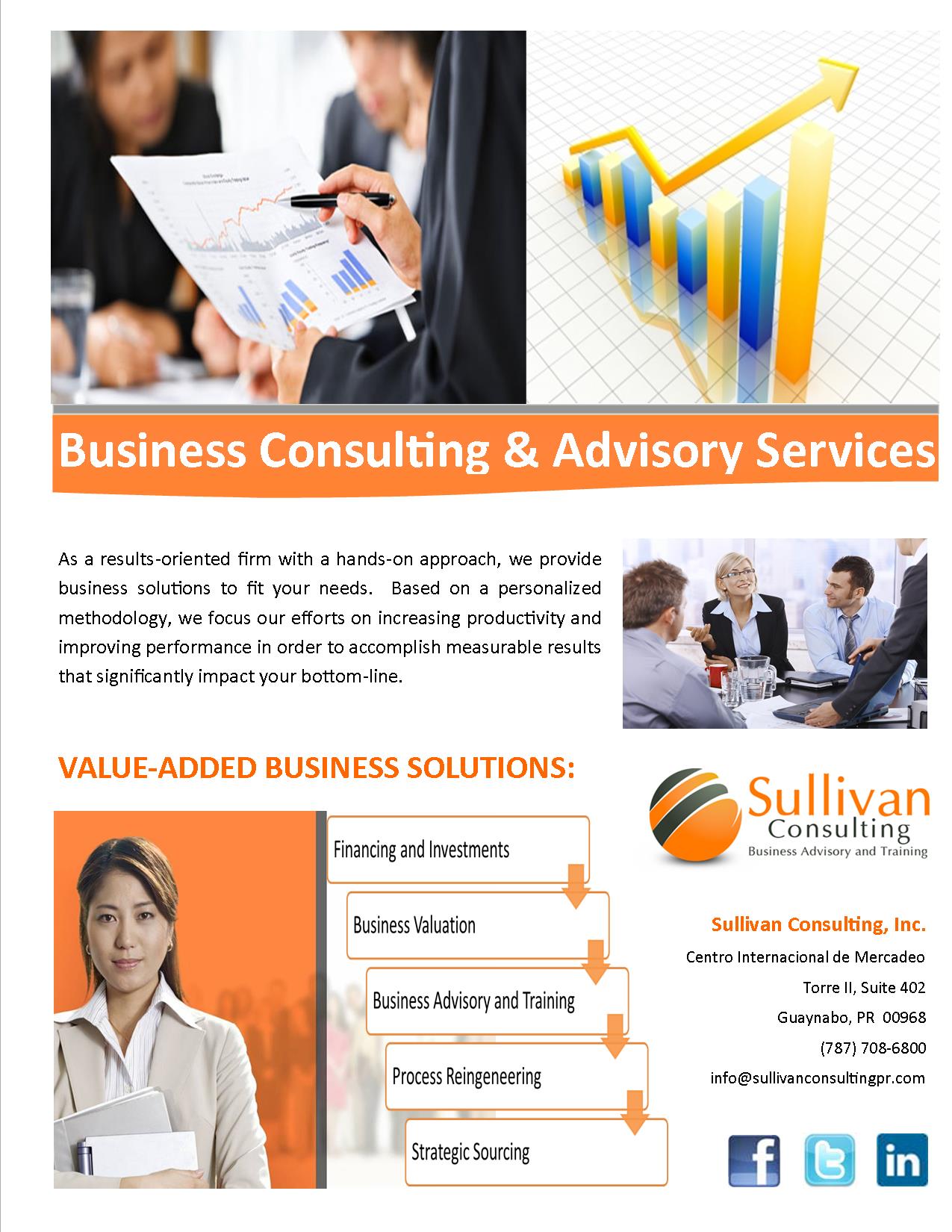 Business consulting & advisory services